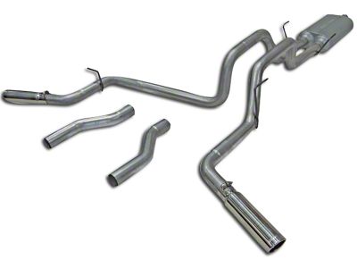Flowmaster American Thunder Dual Exhaust System; Side/Rear Exit (06-08 4.7L RAM 1500)