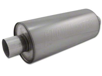 Flowmaster dBX Series Center/Center Bullet Style Muffer; 2.25-Inch (Universal; Some Adaptation May Be Required)