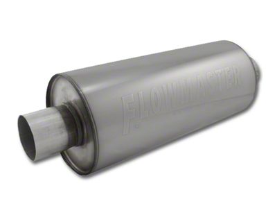 Flowmaster dBX Series Center/Center Bullet Style Muffer; 2.25-Inch (Universal; Some Adaptation May Be Required)