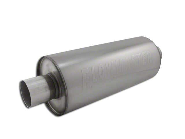 Flowmaster dBX Series Center/Center Bullet Style Muffer; 2.50-Inch (Universal; Some Adaptation May Be Required)