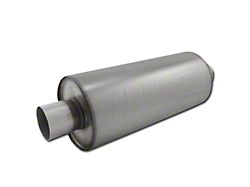 Flowmaster dBX Series Center/Center Bullet Style Muffer; 2.50-Inch (Universal; Some Adaptation May Be Required)