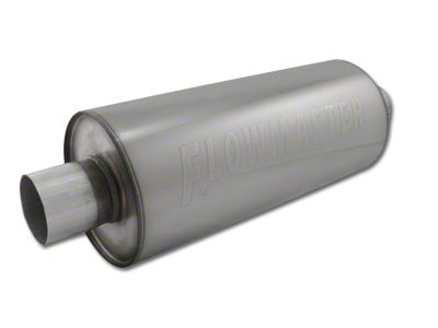 Flowmaster dBX Series Center/Center Bullet Style Muffler; 3-Inch Inlet/3-Inch Outlet (Universal; Some Adaptation May Be Required)