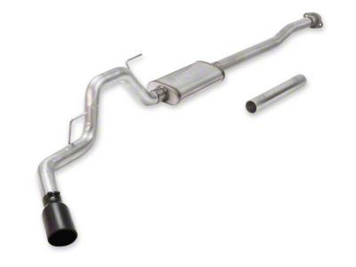 Flowmaster FlowFX Single Exhaust System with Black Tip; Side Exit (15-20 3.5L EcoBoost F-150, Excluding Raptor & 19-20 F-150 Limited)