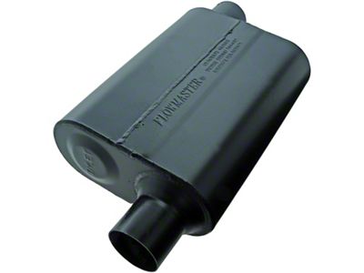 Flowmaster Super 44 Series Offset/Offset Oval Muffler; 2.25-Inch Inlet/2.25-Inch Outlet (Universal; Some Adaptation May Be Required)