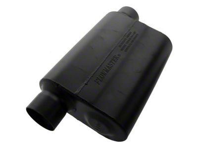 Flowmaster Super Flow 44 Series Offset/Same Side Out Oval Muffler; 3-Inch Inlet/3-Inch Outlet (Universal; Some Adaptation May Be Required)