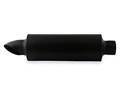 Flowmaster Pro Series 16-Inch Center/Center Round Muffler with Turn Down; 3-Inch Inlet/3.50-Inch Outlet (Universal; Some Adaptation May Be Required)