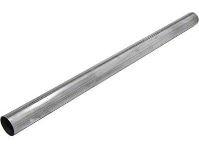 Flowmaster Straight Exhaust Tube; 2.50-Inch; 48-Inch Long (Universal; Some Adaptation May Be Required)