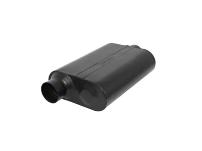Flowmaster 30 Series Delta Force Offset/Center Race Muffler; 3.50-Inch Inlet/3.50-Inch Outlet (Universal; Some Adaptation May Be Required)