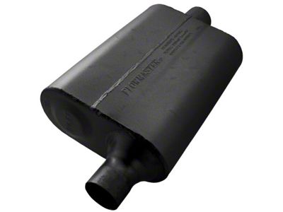 Flowmaster 40 Series Delta Flow Offset/Center Oval Muffler; 2-Inch (Universal; Some Adaptation May Be Required)
