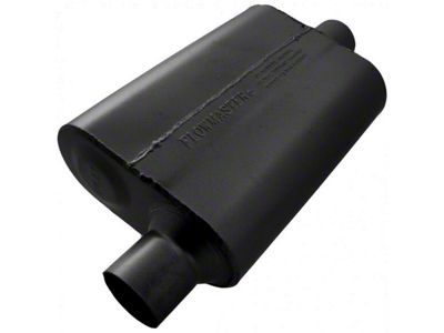 Flowmaster 40 Series Delta Flow Offset/Center Oval Muffler; 2.50-Inch (Universal; Some Adaptation May Be Required)