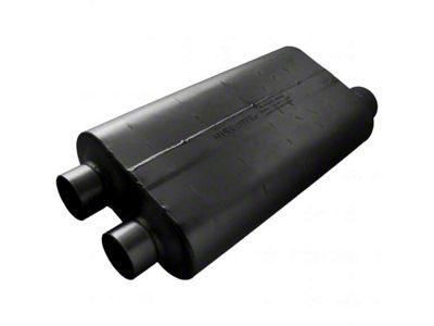 Flowmaster 50 Series Big Block Dual In/Offset Oval Muffler; 3-Inch / 3.50-Inch (Universal; Some Adaptation May Be Required)