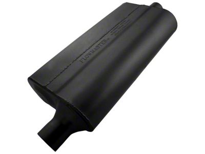 Flowmaster 50 Series Delta Flow Offset/Center Oval Muffler; 2-Inch (Universal; Some Adaptation May Be Required)