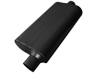 Flowmaster 50 Series Delta Flow Offset/Center Oval Muffler; 2.50-Inch (Universal; Some Adaptation May Be Required)