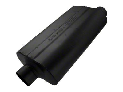 Flowmaster 50 Series HD Offset/Center Oval Muffler; 3-Inch (Universal; Some Adaptation May Be Required)