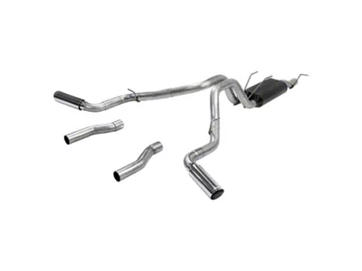 Flowmaster Force II Dual Exhaust System; Side/Rear Exit (17-22 6.2L F-350 Super Duty)