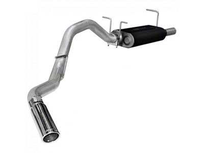 Flowmaster Force II Single Exhaust System with Polished Tip; Side Exit (2011 6.2L F-350 Super Duty)