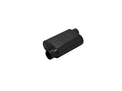 Flowmaster Super 40 Series Offset/Offset Oval Muffler; 3.50-Inch (Universal; Some Adaptation May Be Required)