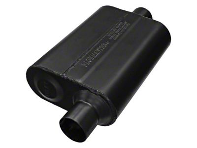 Flowmaster Super 44 Series Offset/Center Oval Muffler; 2.25-Inch (Universal; Some Adaptation May Be Required)
