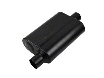 Flowmaster Super 44 Series Offset/Center Oval Muffler; 2.50-Inch (Universal; Some Adaptation May Be Required)