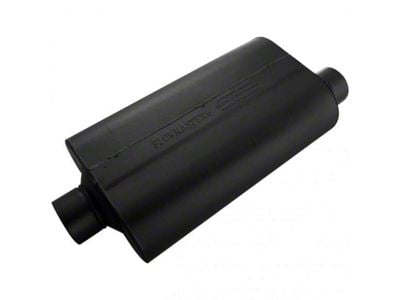 Flowmaster Super 50 Series Center/Offset Oval Muffler; 3-Inch (Universal; Some Adaptation May Be Required)