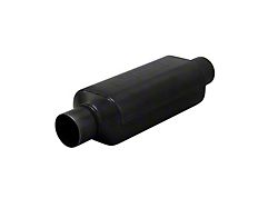 Flowmaster Super HP-2 18-Inch Center/Center Oval Muffler; 2-Inch Inlet/2-Inch Outlet; 409 Stainless (Universal; Some Adaptation May Be Required)
