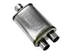 Flowmaster FlowFX Offset/Dual Oval Muffler; 3-Inch Inlet/2.50-Inch Outlet (Universal; Some Adaptation May Be Required)