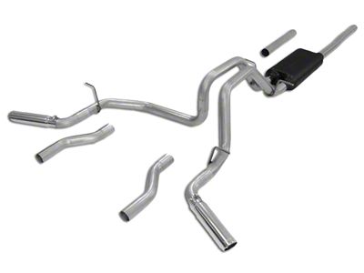Flowmaster Force II Dual Exhaust System; Side/Rear Exit (07-08 4.8L Sierra 1500)