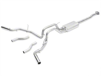 Flowmaster Force II Stainless Steel Dual Exhaust System; Side/Rear Exit (11-14 3.5L EcoBoost F-150)