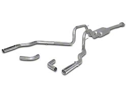 Flowmaster Force II Stainless Steel Dual Exhaust System; Side/Rear Exit (09-10 4.6L F-150)