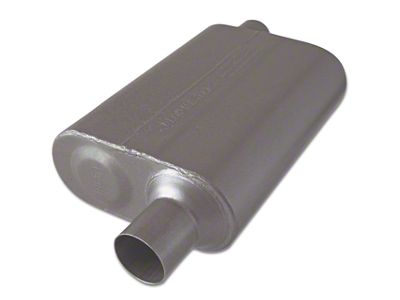 Flowmaster Original 40 Series Offset/Offset Oval Muffler; 2.25-Inch Inlet/2.25-Inch Outlet (Universal; Some Adaptation May Be Required)