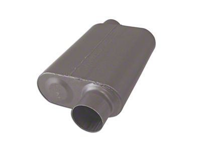 Flowmaster Original 40 Series Offset/Offset Oval Muffler; 3-Inch Inlet/3-Inch Outlet (Universal; Some Adaptation May Be Required)