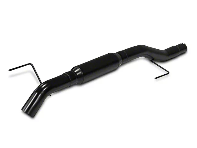 Flowmaster Outlaw Extreme Single Exhaust System with Black Tip; Turn Down (2010 5.4L F-150 Raptor)