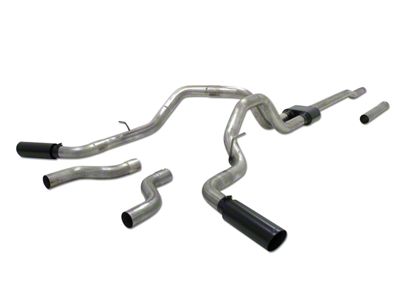 Flowmaster Outlaw Dual Exhaust System; Side/Rear Exit (04-08 5.4L F-150)