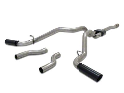 Flowmaster Outlaw Dual Exhaust System; Side/Rear Exit (09-13 5.3L Silverado 1500)