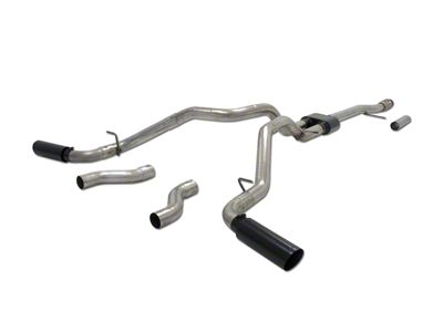 Flowmaster Outlaw Dual Exhaust System; Side/Rear Exit (14-18 5.3L Sierra 1500)