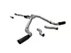 Flowmaster Outlaw Dual Exhaust System; Side/Rear Exit (14-18 5.3L Sierra 1500)
