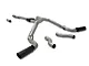 Flowmaster Outlaw Dual Exhaust System; Side/Rear Exit (14-18 5.3L Silverado 1500)