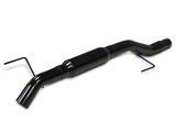 Flowmaster Outlaw Extreme Single Exhaust System with Black Tip; Turn Down (09-10 5.4L F-150, Excluding Raptor)