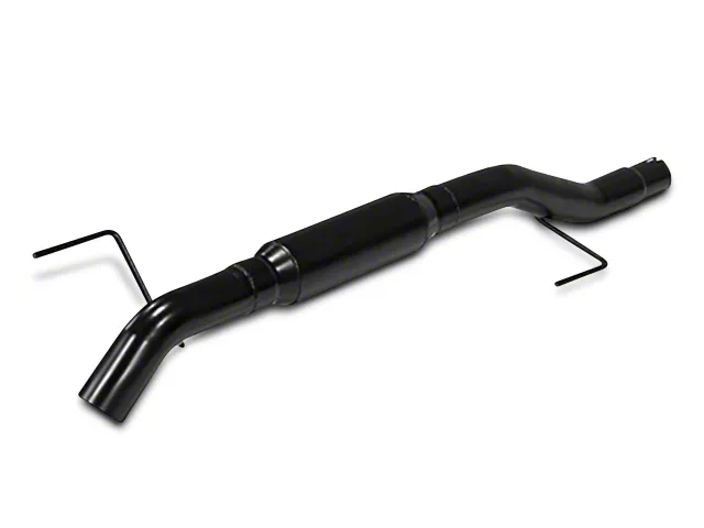 Flowmaster Outlaw Extreme Single Exhaust System with Black Tip; Turn Down (09-10 5.4L F-150, Excluding Raptor)