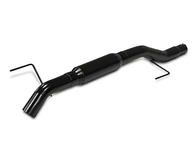 Flowmaster Outlaw Extreme Single Exhaust System with Black Tip; Turn Down (11-14 5.0L F-150)