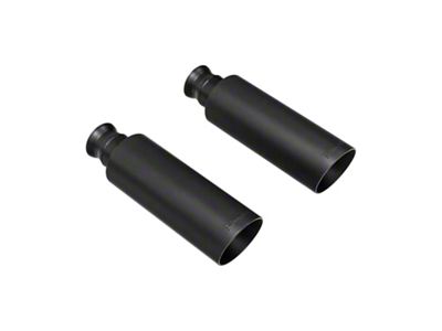 Flowmaster Direct-Fit Exhaust Tips; Black (09-18 5.7L RAM 1500 w/ Factory Dual Exhaust)