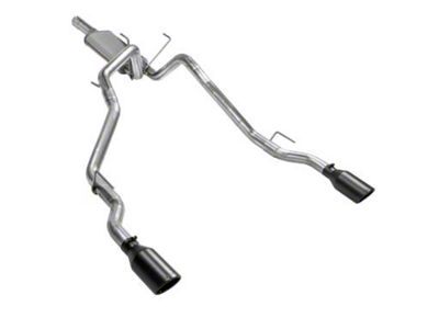 Flowmaster FlowFX Dual Exhaust System with Black Tips; Rear Exit (09-18 5.7L RAM 1500 w/ Factory Dual Exhaust)