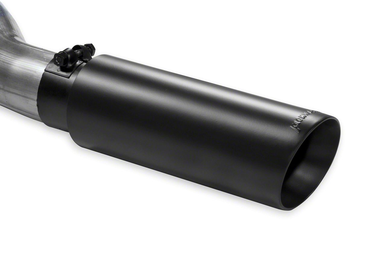 Flowmaster RAM 1500 Outlaw Dual Exhaust System with Black Tips; Side