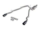 Flowmaster Signature Series Dual Exhaust System with Black Chrome Tips; Rear Exit (09-18 5.7L RAM 1500 w/ Factory Dual Exhaust)