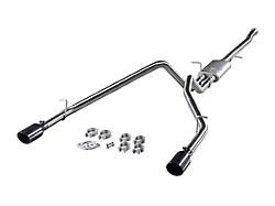 Flowmaster Signature Series Dual Exhaust System with Black Chrome Tips; Rear Exit (19-24 5.7L RAM 1500 w/ Factory Dual Exhaust)