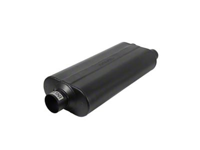 Flowmaster 70 Series Big Block II Center/Dual Out Oval Muffler; 3-Inch Inlet/2.50-Inch Outlet (Universal; Some Adaptation May Be Required)