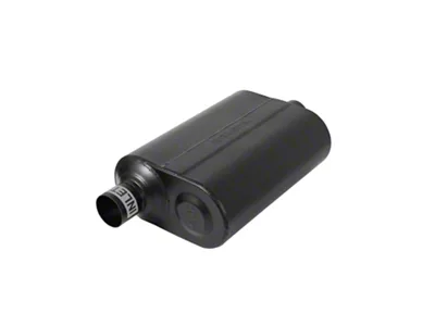 Flowmaster Super 40 Series Offset/Center Oval Muffler; 2.25-Inch Inlet/2.25-Inch Outlet (Universal; Some Adaptation May Be Required)