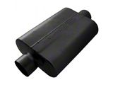 Flowmaster 40 Series Delta Flow Center/Center Oval Muffler; 3-Inch Inlet/3-Inch Outlet (Universal; Some Adaptation May Be Required)
