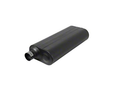 Flowmaster 70 Series Big Block II Offset/Center Oval Muffler; 2.50-Inch Inlet/2.50-Inch Outlet (Universal; Some Adaptation May Be Required)