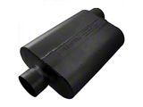 Flowmaster 40 Series Delta Flow Center/Offset Oval Muffler; 3-Inch Inlet/3-Inch Outlet (Universal; Some Adaptation May Be Required)
